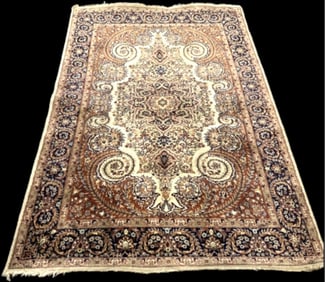 Persian Style Floral Decorated Rug