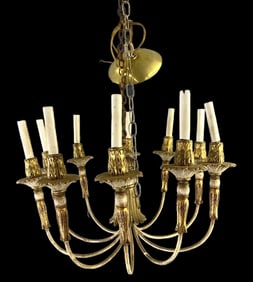 Florentine Style 10 Light Chandelier
