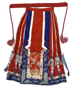 Chinese Embroidered Wrap Skirt
