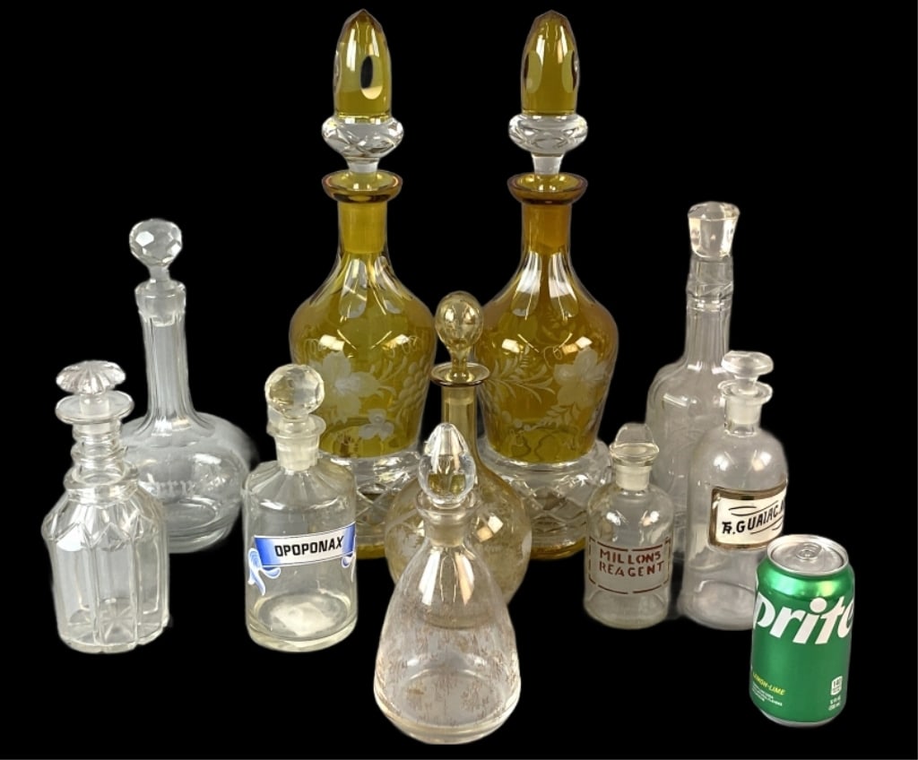 Group of Apothecary Jars and Decanters (1 of 8)