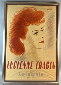 1940's Opera Poster of Lucienne Tragin