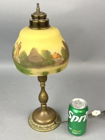 Pier Point Reverse Painted Lamp