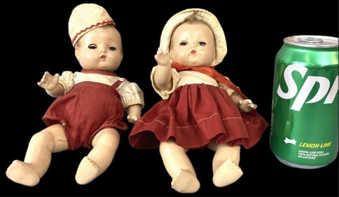 Pair of Effanbee Patsy Babyette Dolls