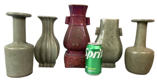 5 Chinese Porcelain Vases