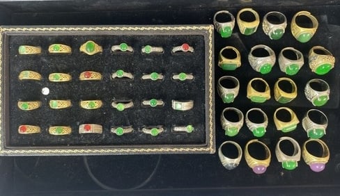 44 Chinese Men's & Women's Rings