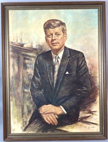 JFK Signed Print
