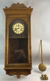 Sessions Walnut Regulator Clock