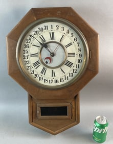 New Haven Clock Co Regulator Clock