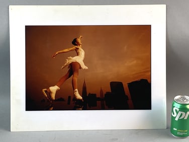 Walter Looss Photograph of Skater Michelle Kwan