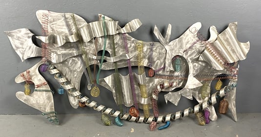 Contemporary Abstract Metal Wall Hanging