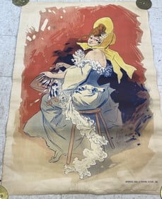 Jules Cheret "La Dentelliere" Poster