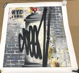 Seen (American 1961-) Untitled Oil on Canvas