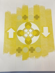 George Ortman Untitled (1964) Silkscreen