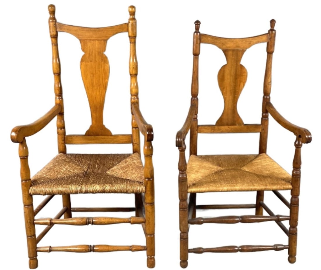 2 William & Mary Style Armchairs (1 of 7)