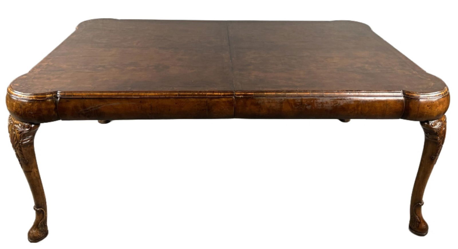 Queen Anne Style Walnut Dining Table (1 of 7)