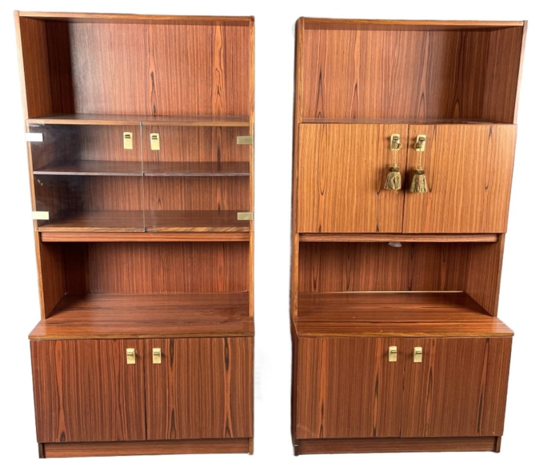 Pair of Danish Modern Rosewood Cabinets (1 of 11)