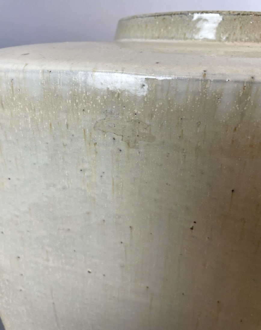 Large Lidded Ceramic Vase - 5