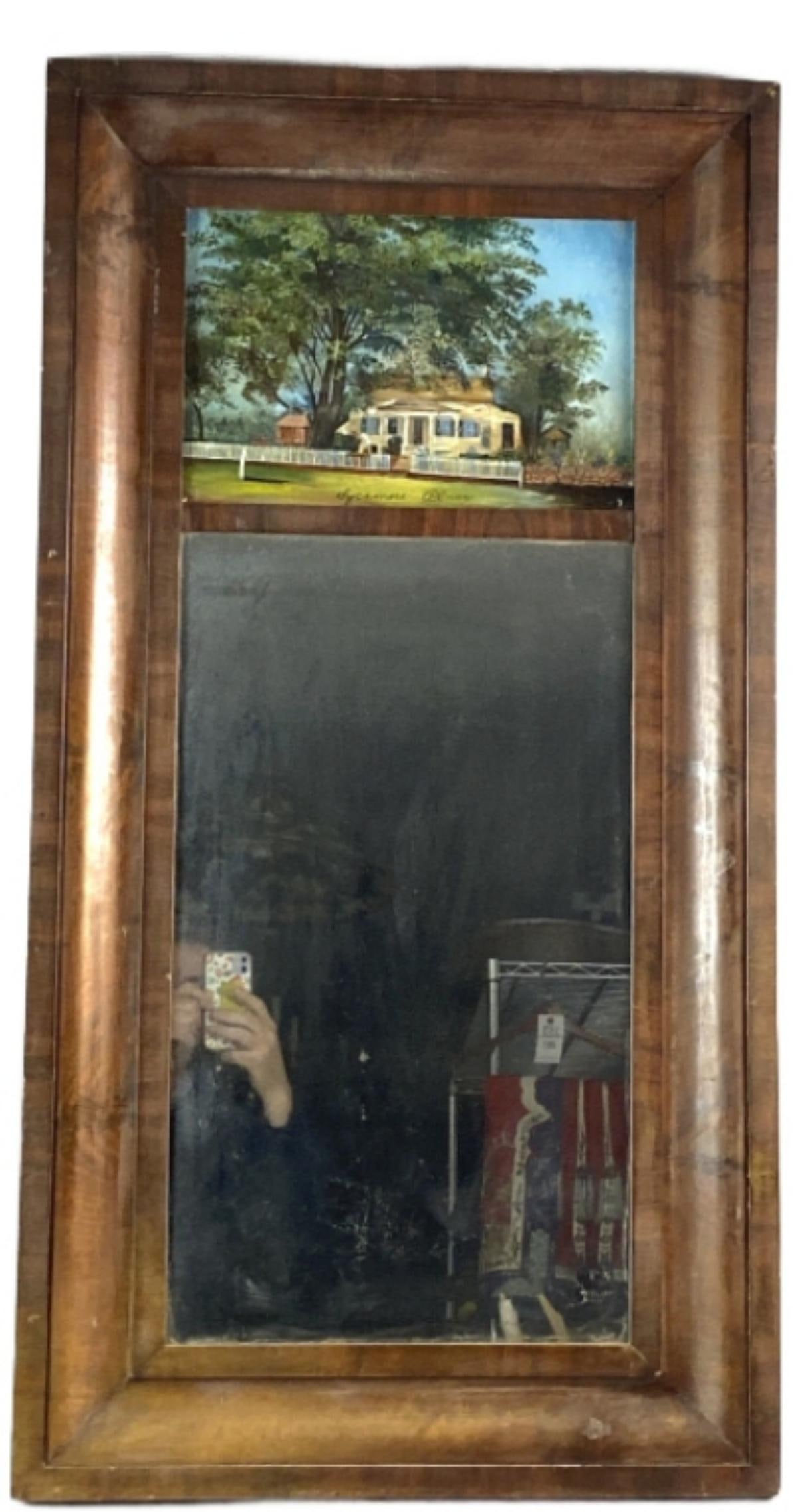 Empire Mahogany Ogee Mirror (1 of 6)