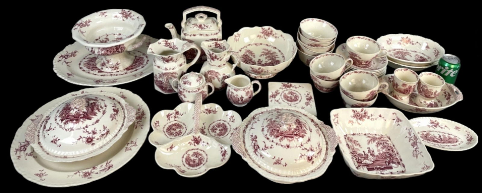 Large Grouping of Mason Ironstone China Watteau (1 of 20)