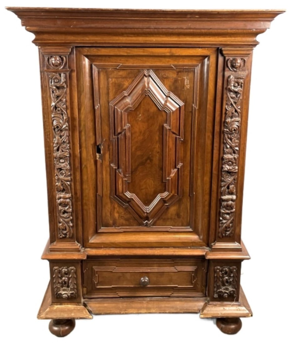 18th C. German Walnut Armoire (1 of 9)