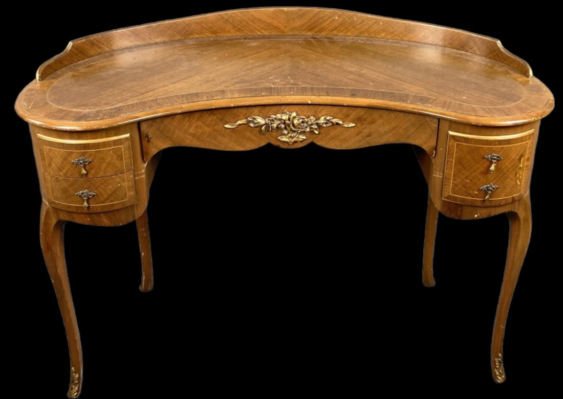 Louis XV Style Kidney Shaped Desk (1 of 6)