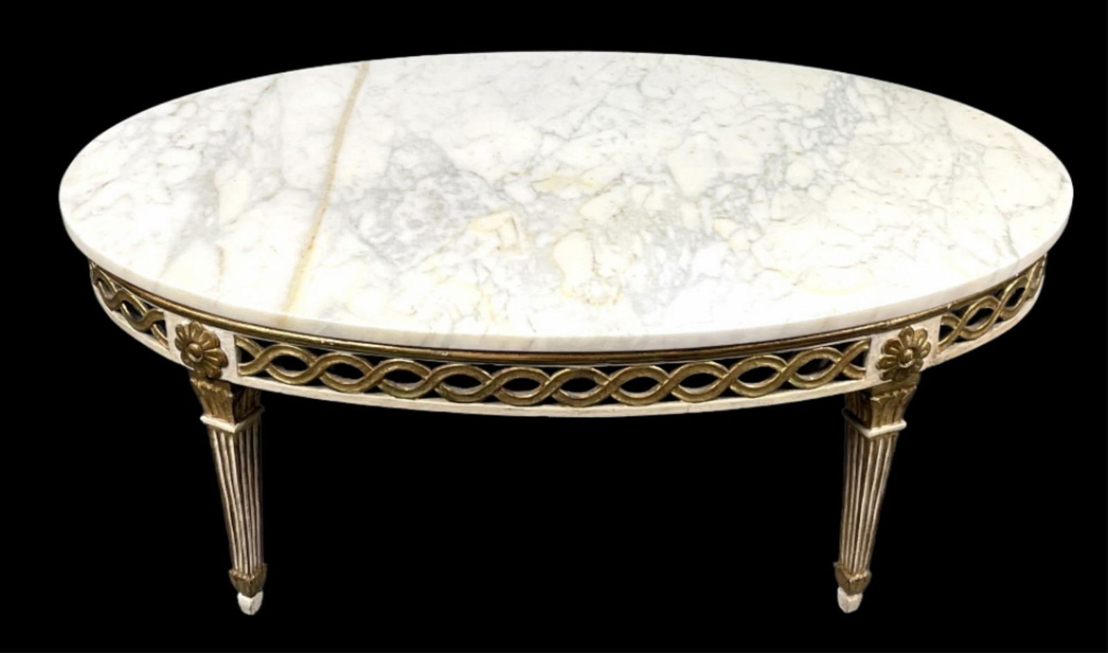 Florentine Style Giltwood Marble Top Low Table (1 of 5)