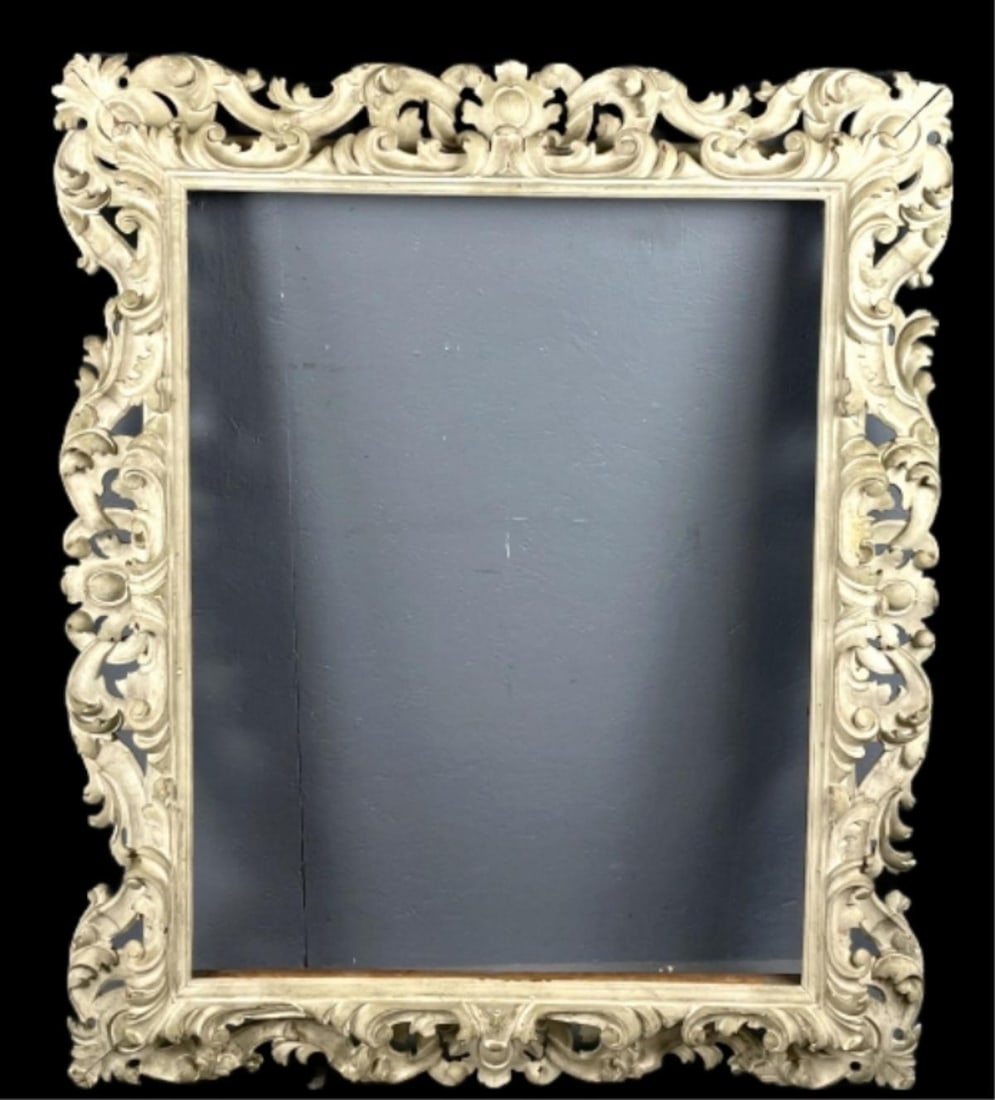 Florentine Style Carved Wood & Gesso Frame (1 of 7)