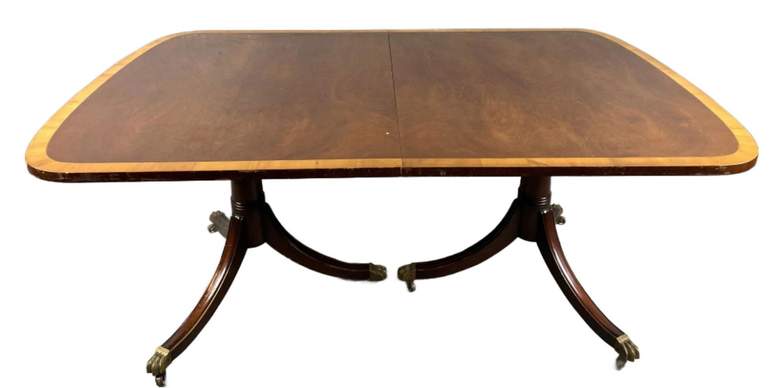Kittinger Mahogany and Cross Banded Dining Table (1 of 10)