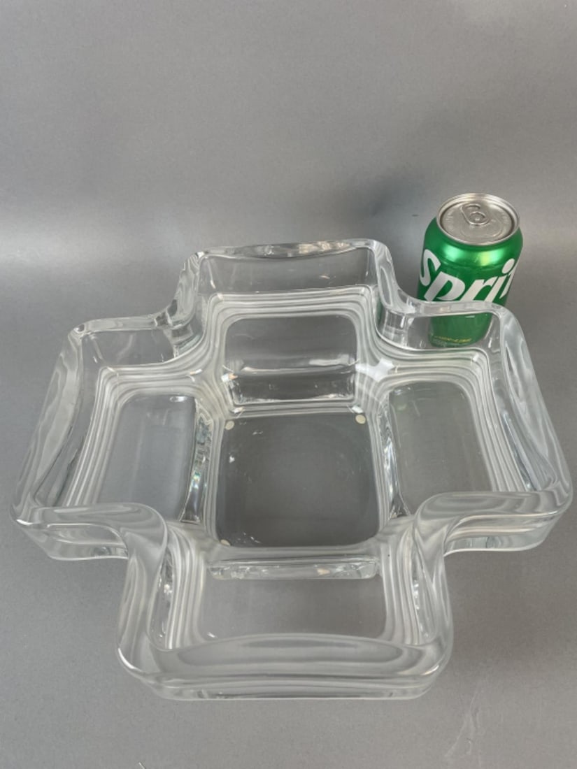 Daum France Modernist Crystal Bowl (1 of 4)