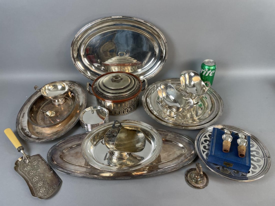 Grouping of Silver Plated Items (1 of 14)