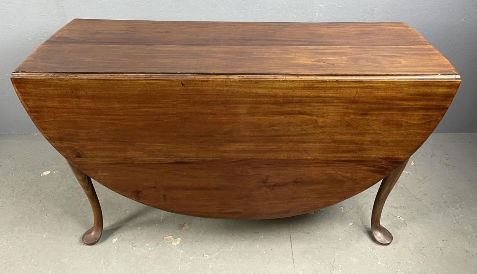 19th C Mahogany Drop Leaf Table (1 of 5)