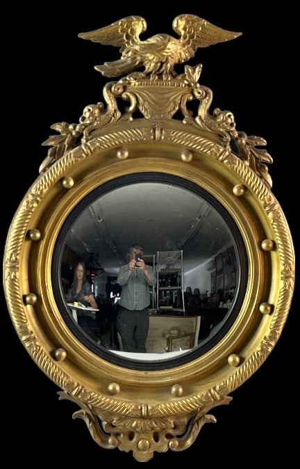 Federal Style Gilt Frame & Composition Mirror (1 of 5)