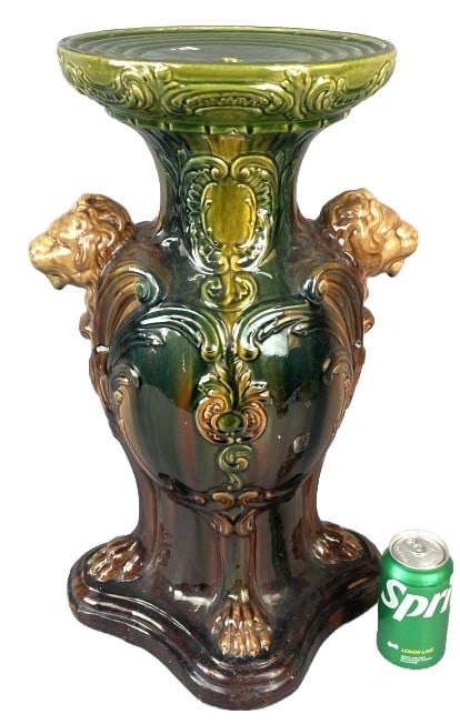 Majolica Porcelain Plant Stand (1 of 5)