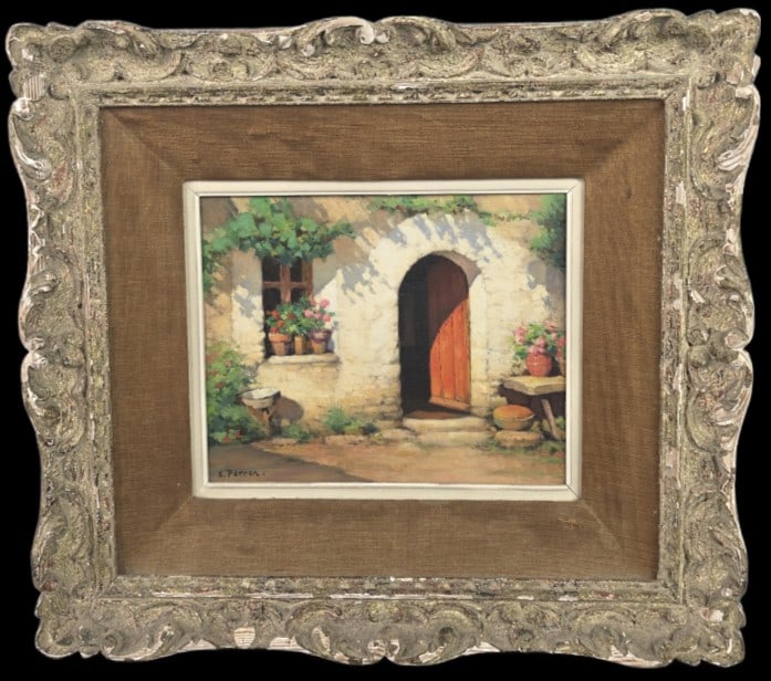 Charles Perron Titled "Interior" Painting (1 of 5)