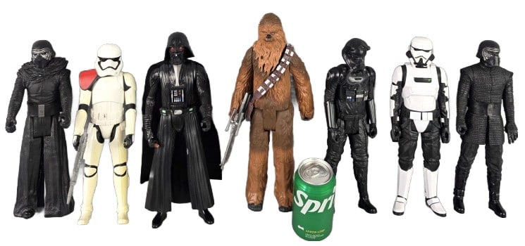 7 Star Wars Action Figures (1 of 10)
