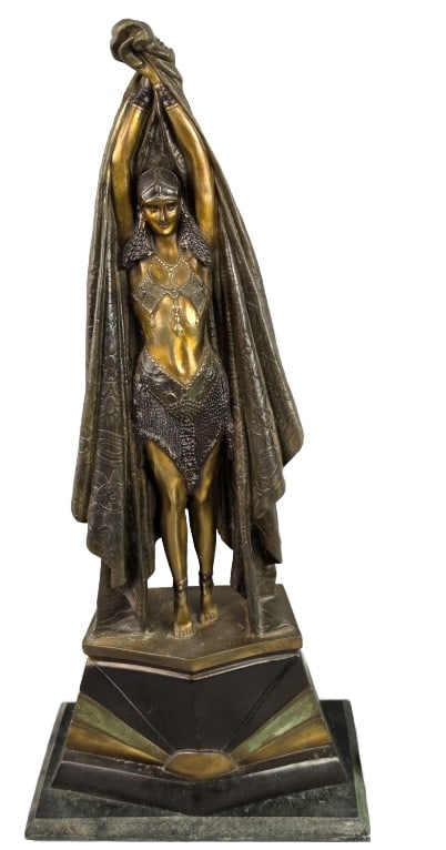 After Demetre Chiparus "Anitinea" Bronze Sculpture (1 of 7)