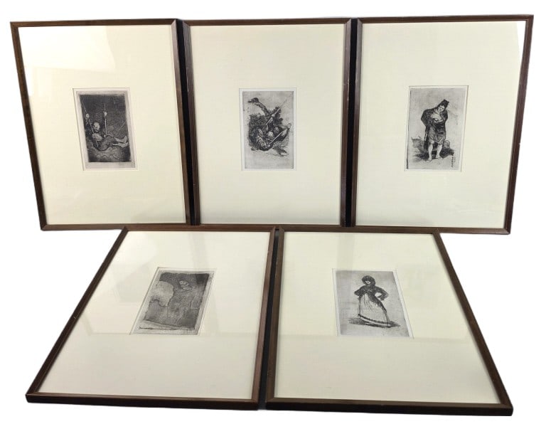 5 Etchings by Francisco de Goya (1 of 7)