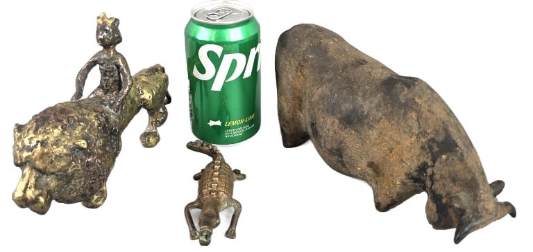 3 Brutalist Animal Statues (1 of 6)