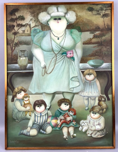 Norha Beltran (Bolivian, b. 1929) Oil Painting (1 of 4)