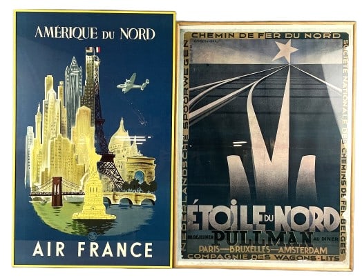3 French Advertising Travel Posters (1 of 7)