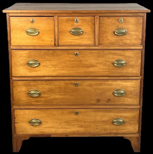 19th C. American 6 Drawer Chest (1 of 6)