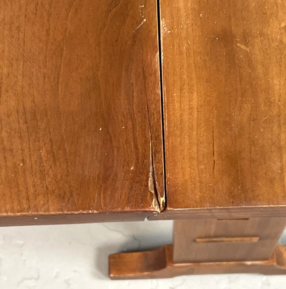 Stickley Walnut Drop Leaf Table - 4