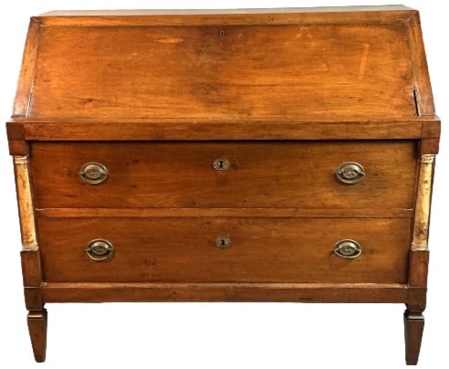 19th Century French Provincial Walnut Desk (1 of 7)