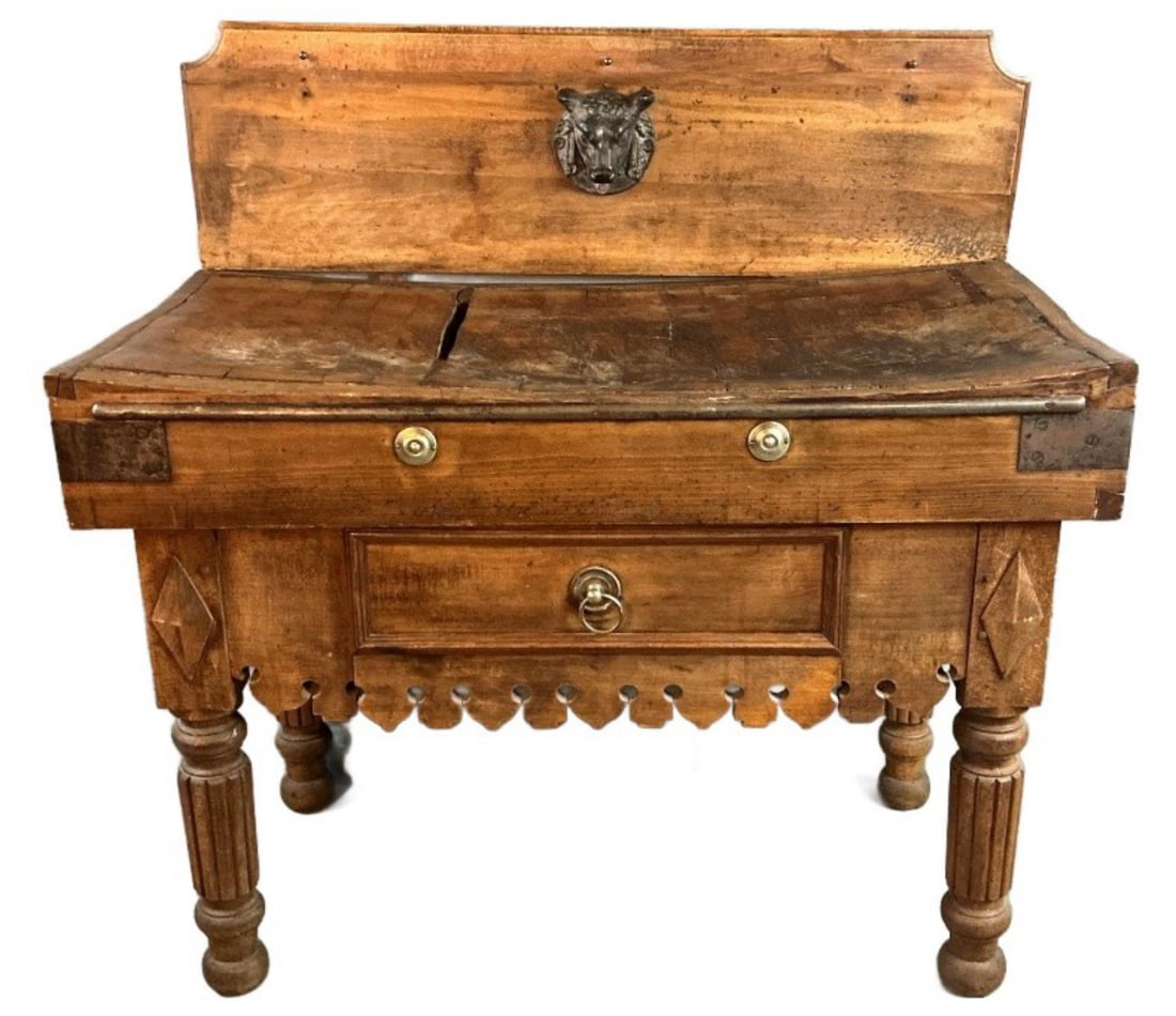 French Butcher Block Table (1 of 7)