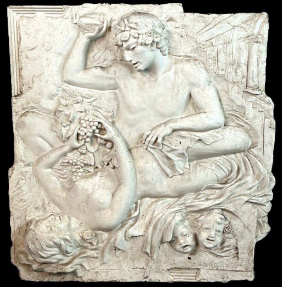 Lado Classical Style Composite Relief Sculpture (1 of 5)