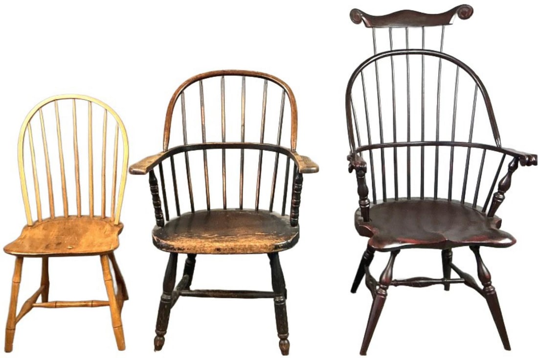 Group of 3 Windsor Chairs (1 of 5)