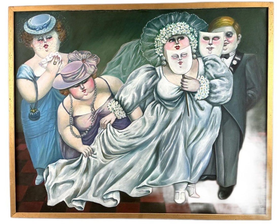 Norha Beltran (Bolivian, b. 1929) Oil Painting (1 of 4)