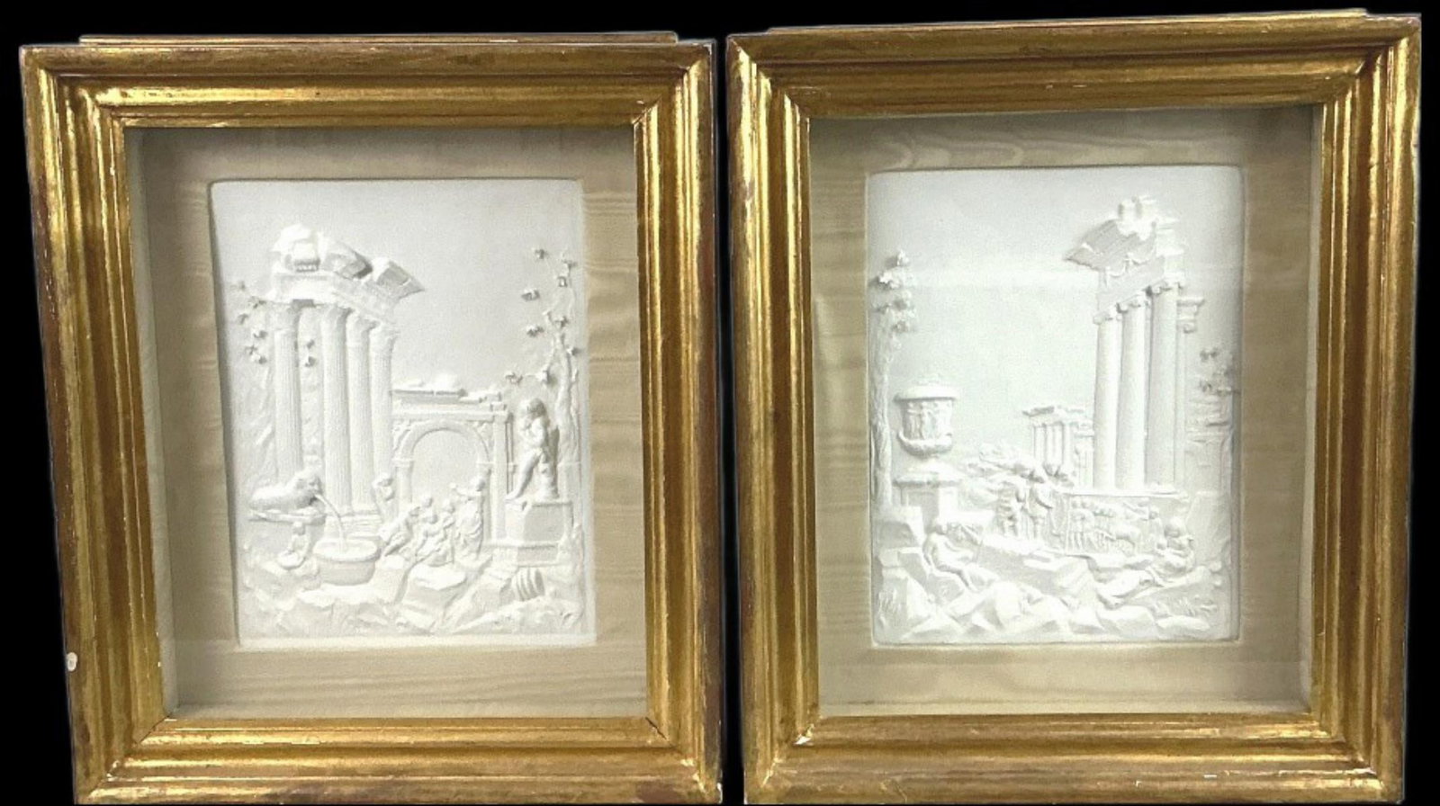 Pair of Neoclassical Style Plaster Intaglios (1 of 5)