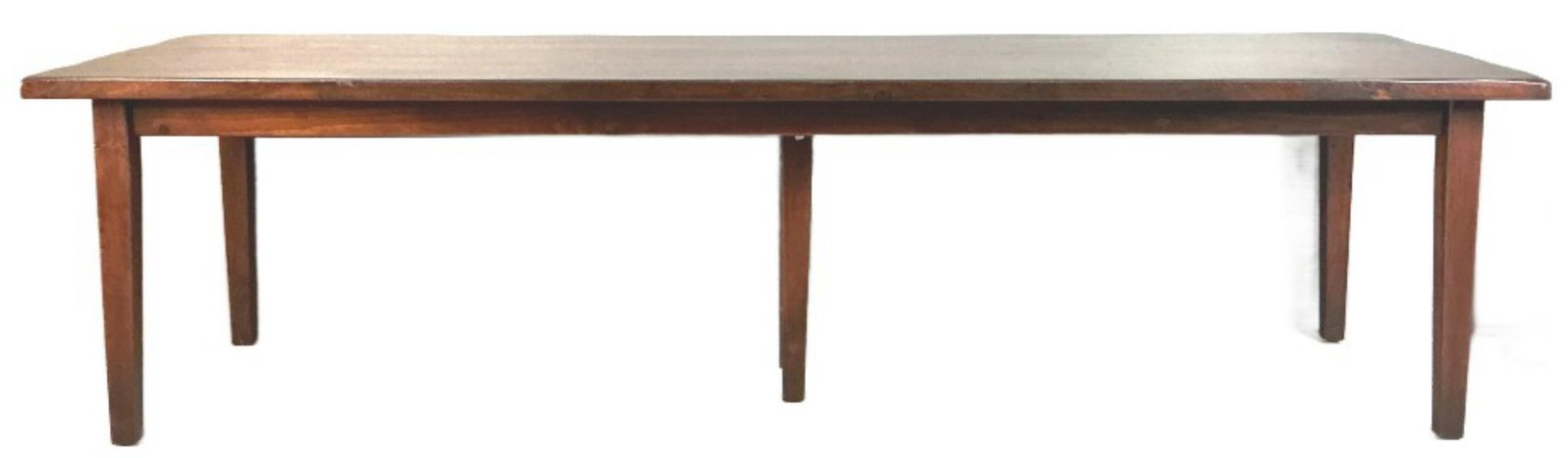 Large Stained Wood Farmhouse Table (1 of 6)