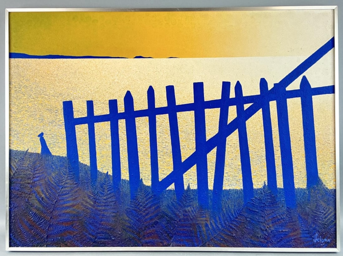 D Sciora (French b. 1945) La Hague Oil Painting (1 of 4)